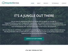 Tablet Screenshot of integratedservicesllc.com